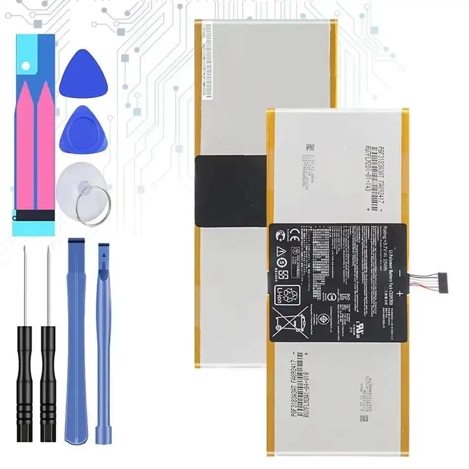 لـ ASUS MEMO PAD K00A (ME302C) - بطارية كمبيوتر لوحي بقدرة 6560 مللي أمبير في الساعة، موديل C12P1301