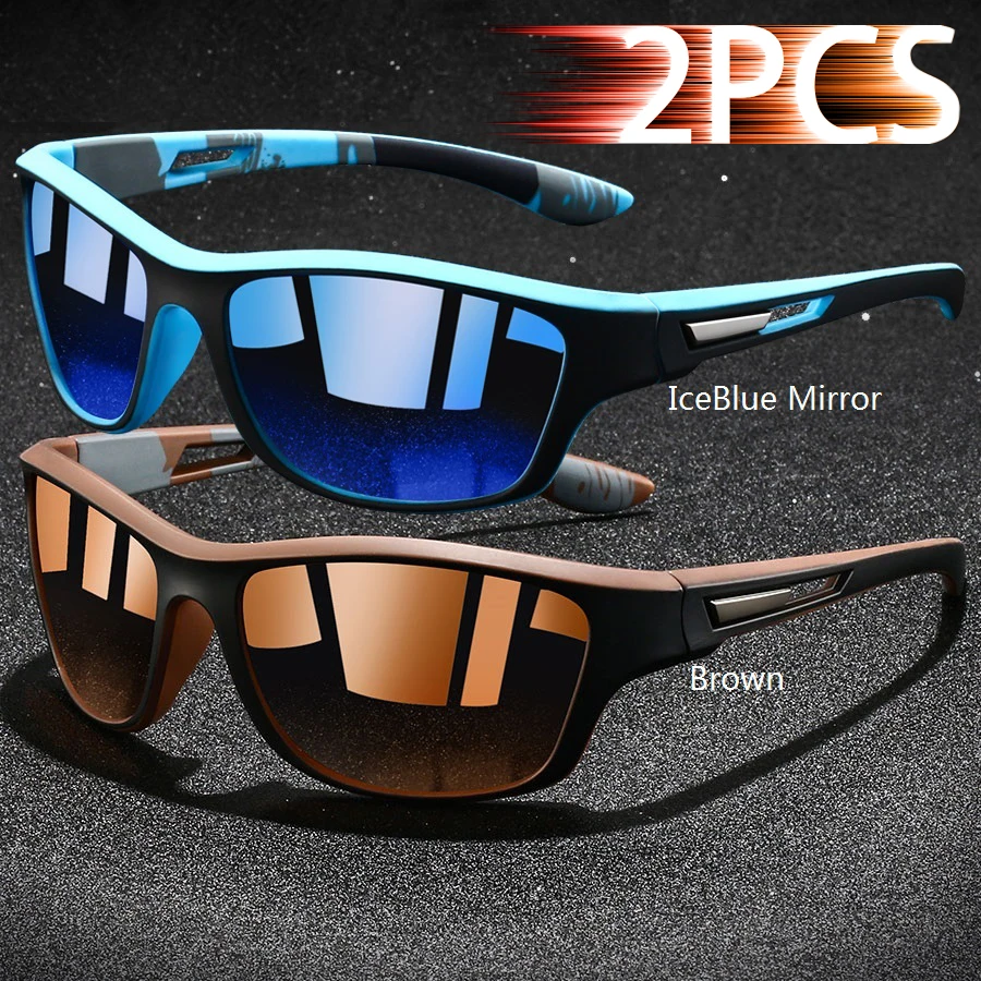 Modische Vintage-Sonnenbrille für Radfahren, Angeln und Sport - Unisex-Sonnenbrille für Laufen, Radfahren und Bergsteigen – Detail 15