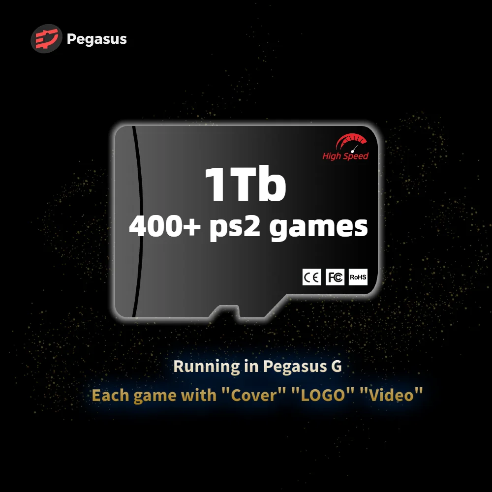 Imagem -04 - Cartão de Jogo Ssd para Bolso Retroid Pro Plus Flip 2s Console Portátil Memória Ps2 3ds Jogos Retro Pegasus g 2t 1t tf