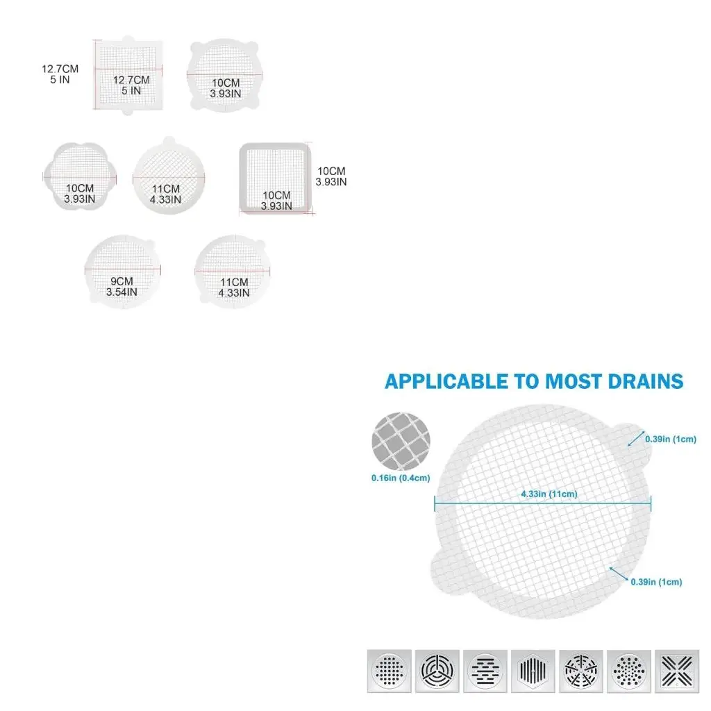 

10 шт. одноразовые слив для душа, крышка для уловителя волос, инструмент для слива канализации в ванной комнате