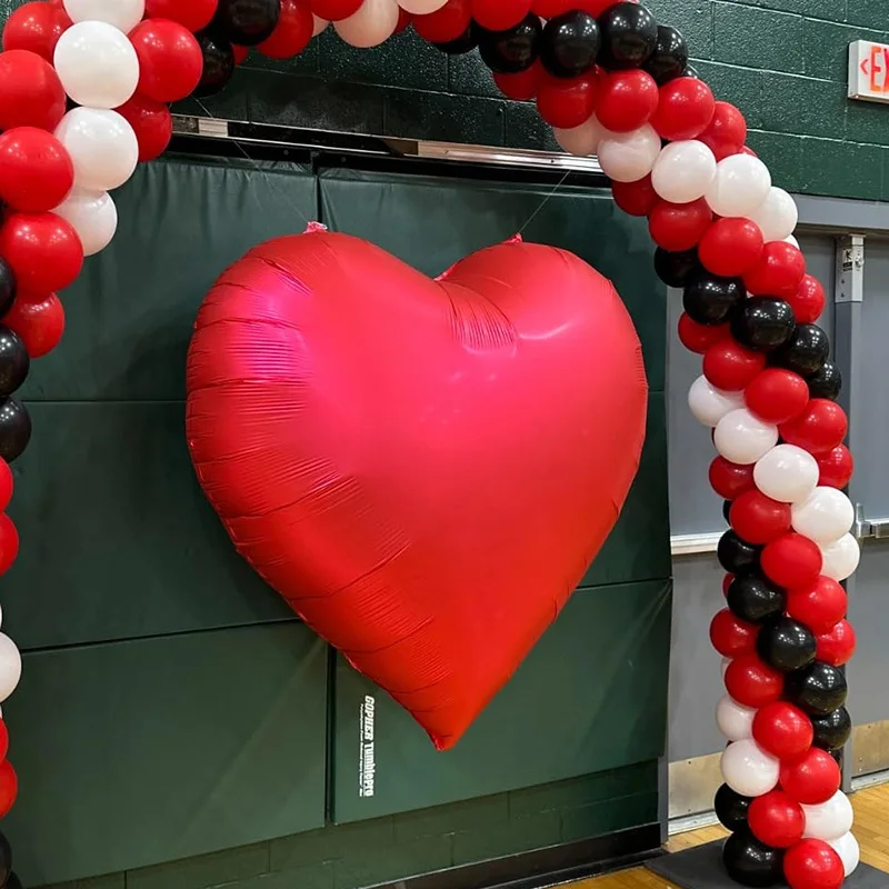 

60Inch Large Red Heart Shaped Aluminum Film Balloon For Wedding Birthday Engagement Valentine's Day Celebration Decoration