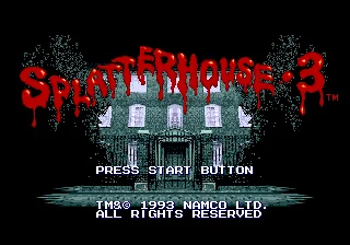 Splatterhouse 3 Region Free 16Bit MD Game Card For Sega Mega Drive For Genesis