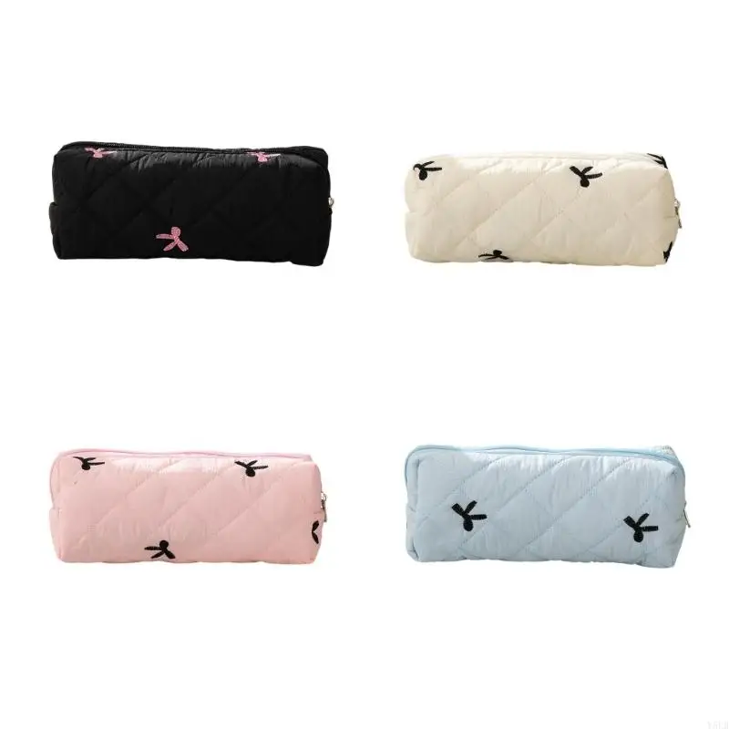 Y5lb Bowknot Print Pencil Case Case High емкость