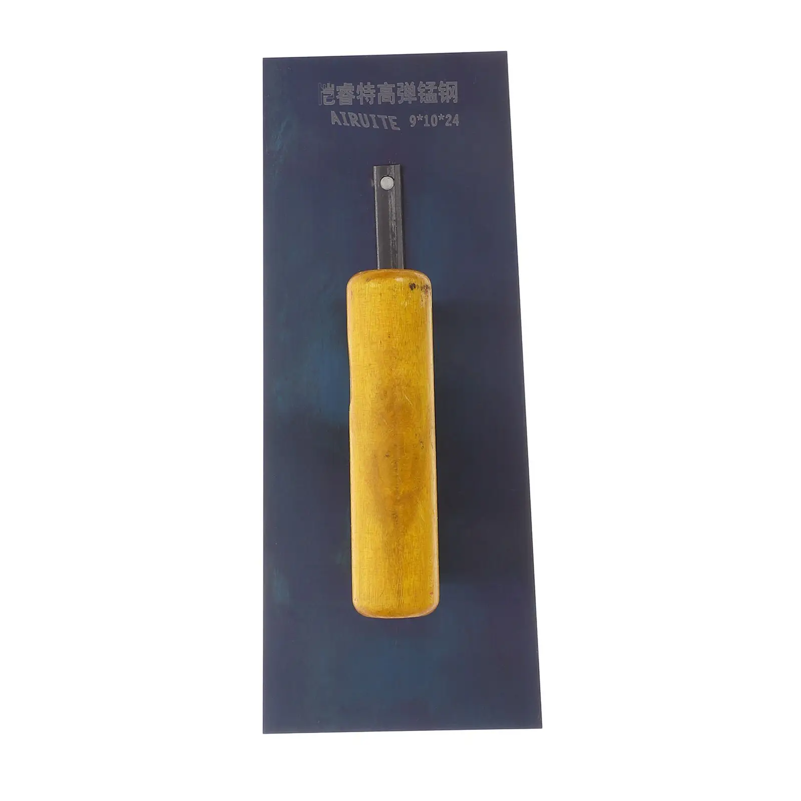 

Wooden Handle Mud Trowel Carbon Steel Plaster Tool Concrete Drywall Corner Seam Filler Sanding Finishing Set