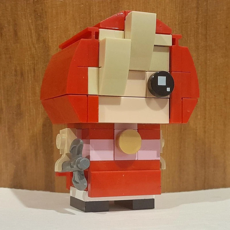 

94 шт. MOC Ellga Von Brath Brickheadz, образовательные строительные блоки, рождественский подарок для сборки, решение проблемы, строительство
