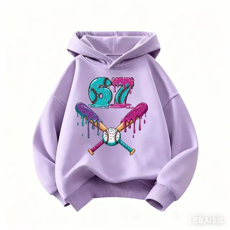 هوديي للأطفال من Viral 67 بشعار إنترنت مضحك، زي مريح وعصري وممتع للأطفال