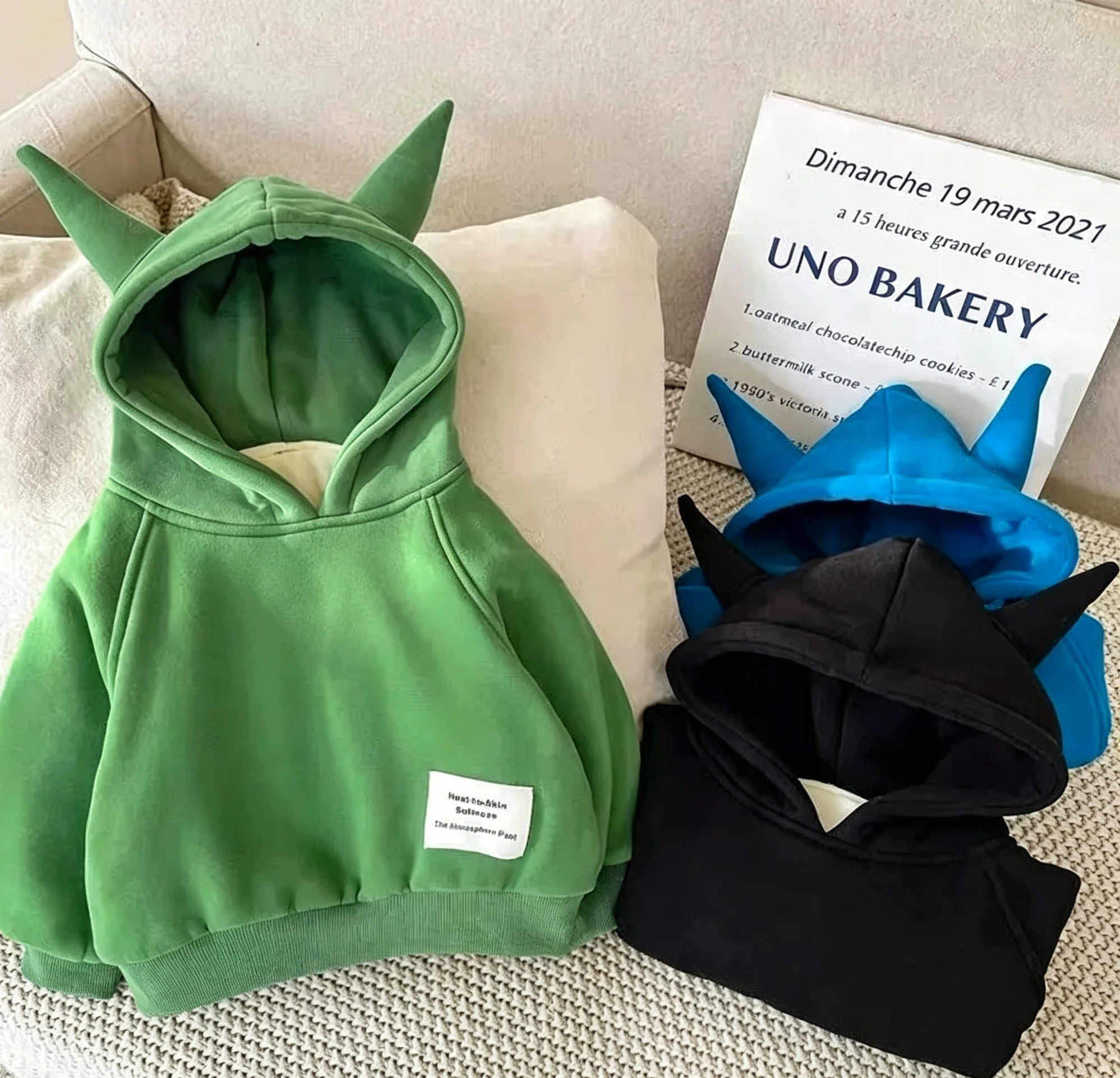 Hoodies Childrens Clothing Boys Girls Sweatshirts Japan Style Children Hooded Pullover New Coat Soild Cool Simple