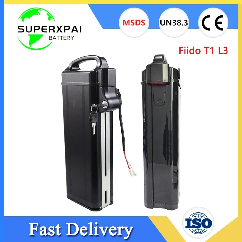 48V 28Ah Electric Bicycle Battery 52V 20Ah 24Ah 24.5Ah  Fiido T1 Cargo L3 Heybike Explore Vivi Z8 Ebike Battery Akku