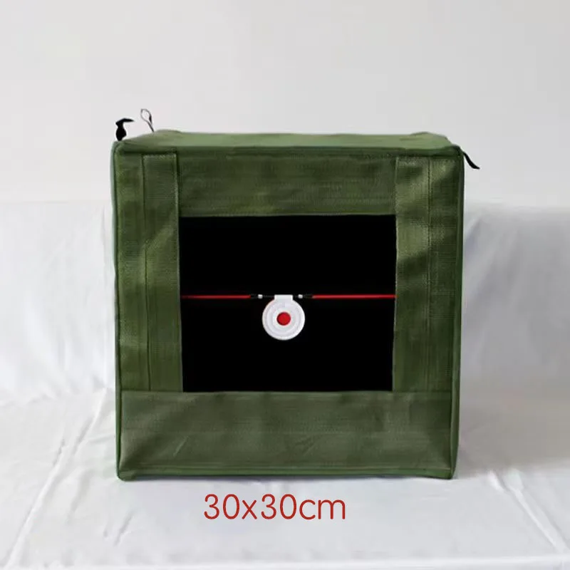 الصيد وإعادة تدوير مقلاع المحمولة للطي اطلاق النار الهدف صندوق في الهواء الطلق عين الثور مسدس هواء اطلاق النار الهدف مربع #4