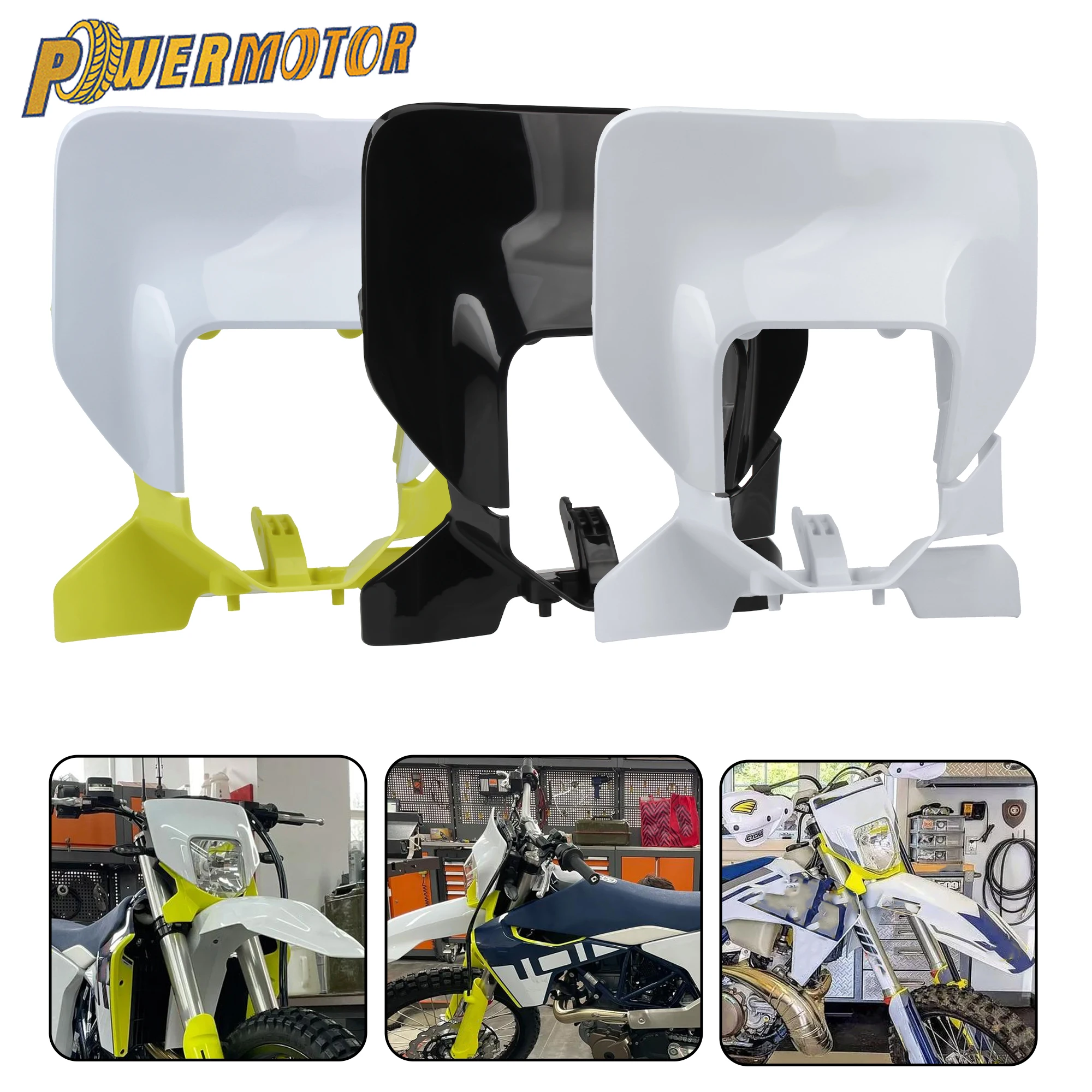 

2024 Motocross Headlight Housing Fairing For Husqvarna FE TE 150 250 350 450 501 Enduro DirtBike Headlamp Mask Modified Parts