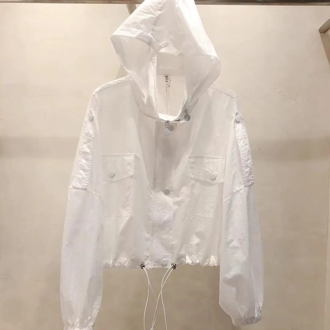 Dames ort lichtgewicht open vest zonbescherming kleding ademend losse pasvorm zomer 2025, Faion Koreaanse Sle