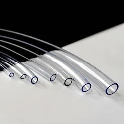 Tubo flessibile per acqua trasparente per uso alimentare in PVC da 4mm/6mm/7mm/8mm, a prova di freddo, flessibile per acquario, tubo in plastica, pompe per acqua