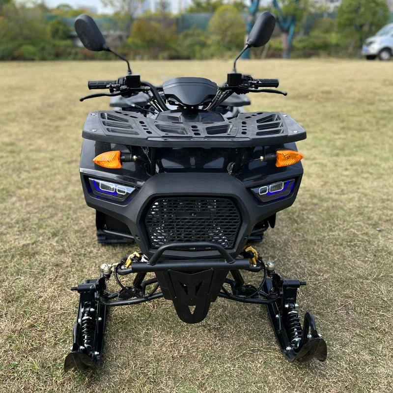 Tracked Sleigh Cross-Country Skiing Car Sonw ATV 125cc Snowmobile