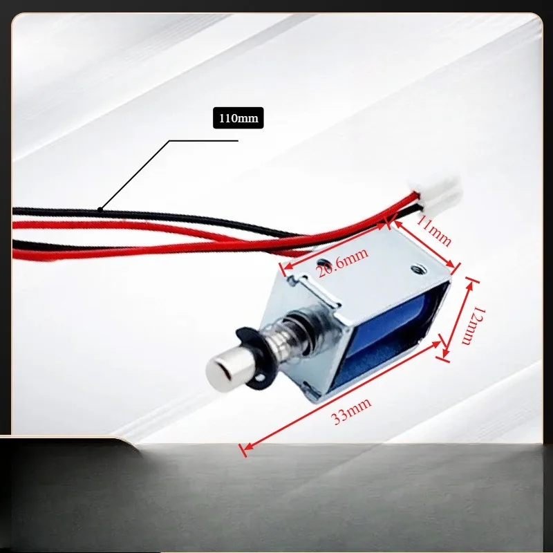 SM0420S-1 Mini Push-Pull Solenoid DC12V Electromagnet for Game Machine Children Piggy Bank Vending Machine Toy