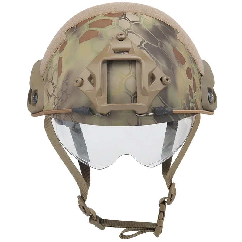 Tactical FAST Helmet with Goggle Climbing Cycling Hunting Airsoft Accesories Paintball Protect Outdoor Shooting Sports Equipment