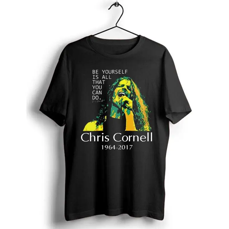 

Классическая футболка с изображением Криса Корнелла 80-х годов 1964 2017. Спасибо за фанаты.