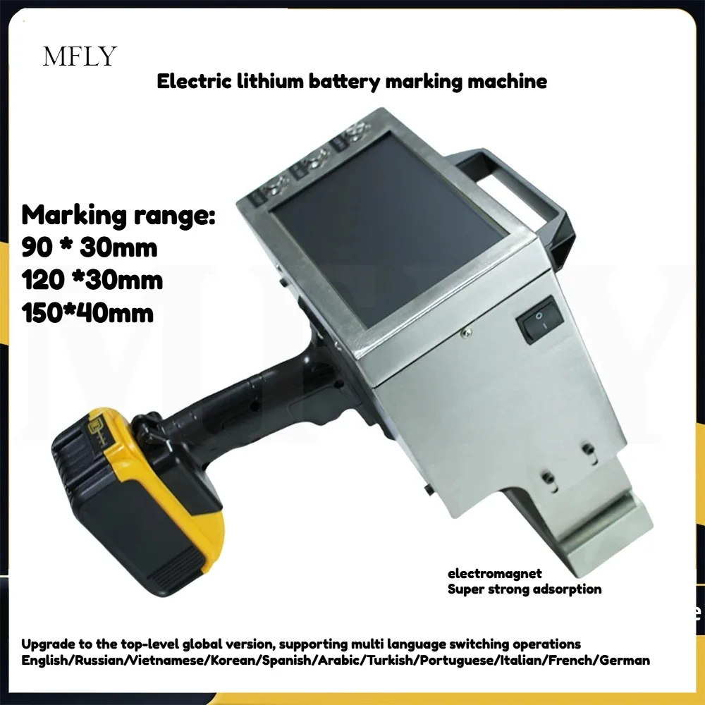 

120*30mm Battery Type XY/SD-4 Handheld Dot Peen Marker Vin No. Marking Electric Marking Machine Metal Engraving Machine