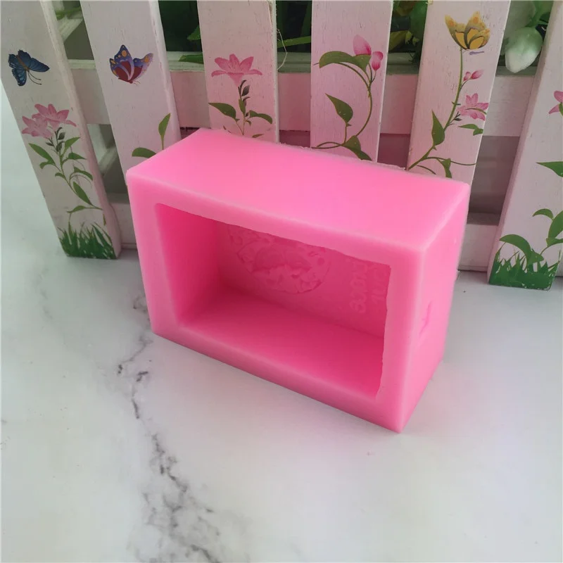 1 Pc Rectangle Silicone Soap Mold Crafts Handmade Craft 3D Insect Soap Mold Soap Molds For Soap Making DIY Tool