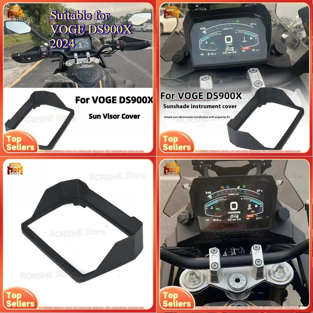 

2026 Suitable for VOGE DS900X 2024 Motorcycle Accessories Instrument Cover Styling Trim Protection Fit for Touring Bike Custom
