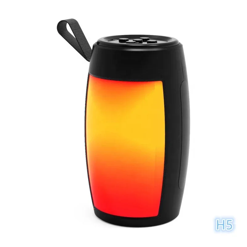 H5 Hot-Selling 5W Fashion Portable Wireless Speaker Cool LED RGB & Bluetooth for Outdoor Use with Flashing Light