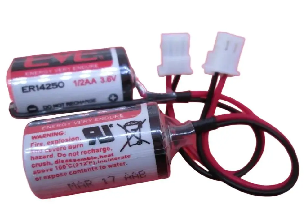 HOT NEW ER14250 3.6V 1/2AA  ETC sensor delta plc servo encoder Lithium Battery
