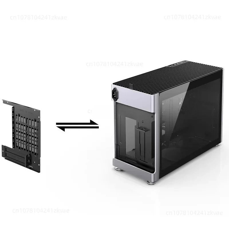 I400 全アルミニウム ATX ケースは 360 水冷 ITX シェル シャーシをサポート