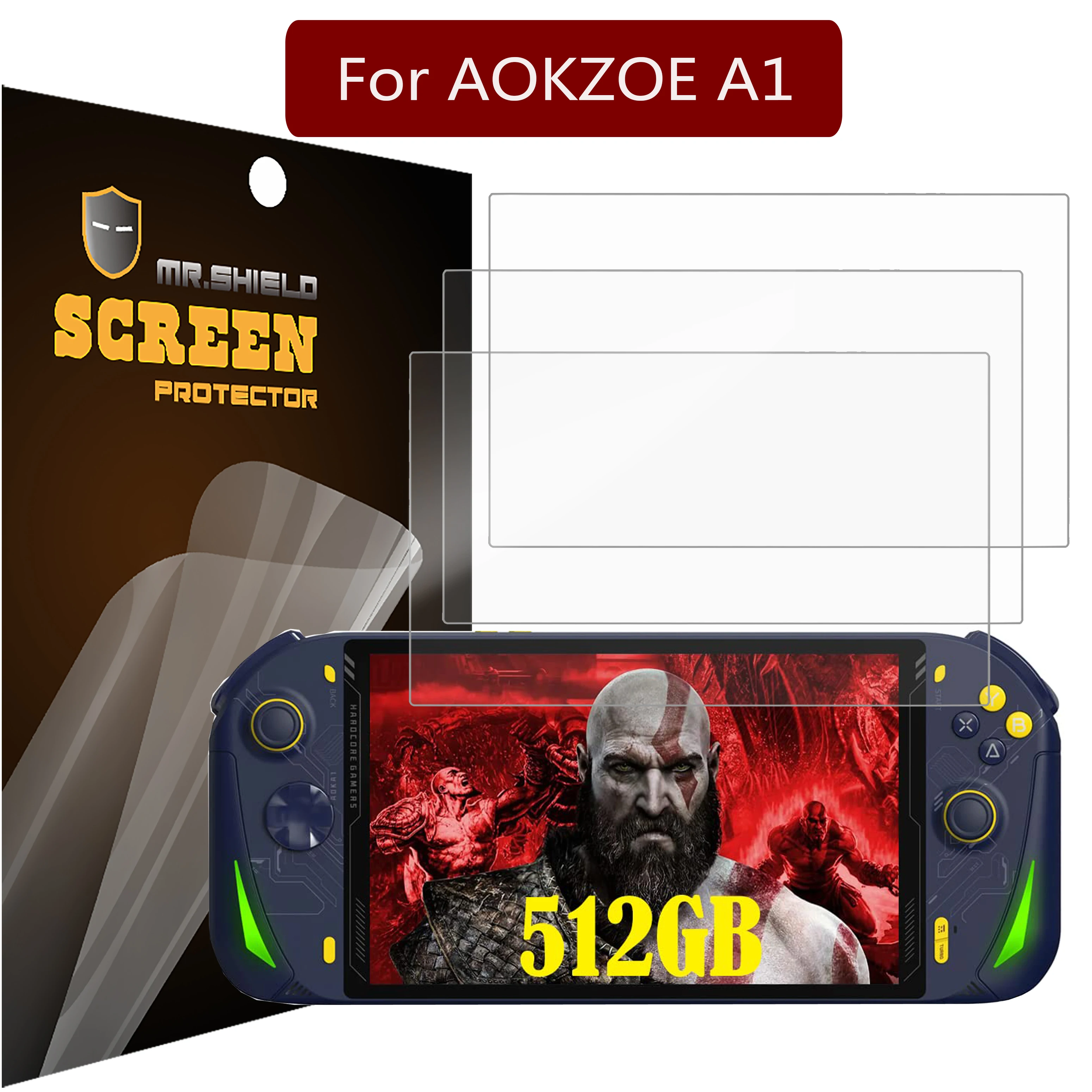 

Защитная пленка для экрана Mr.Shield [3-Pack] для AOKZOE A1 (материал ТПУ), прозрачная защитная пленка для экрана премиум-класса