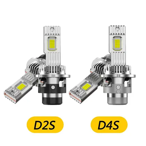 2PCS SUKIOTO GENUINE Mini D2S D4S LED Headlight Bulb Canbus Wireless D2R D4R Car Light Two-sided Plug & Play 1:1 HID Xenon Lamp 10 best sales led t1 - №10