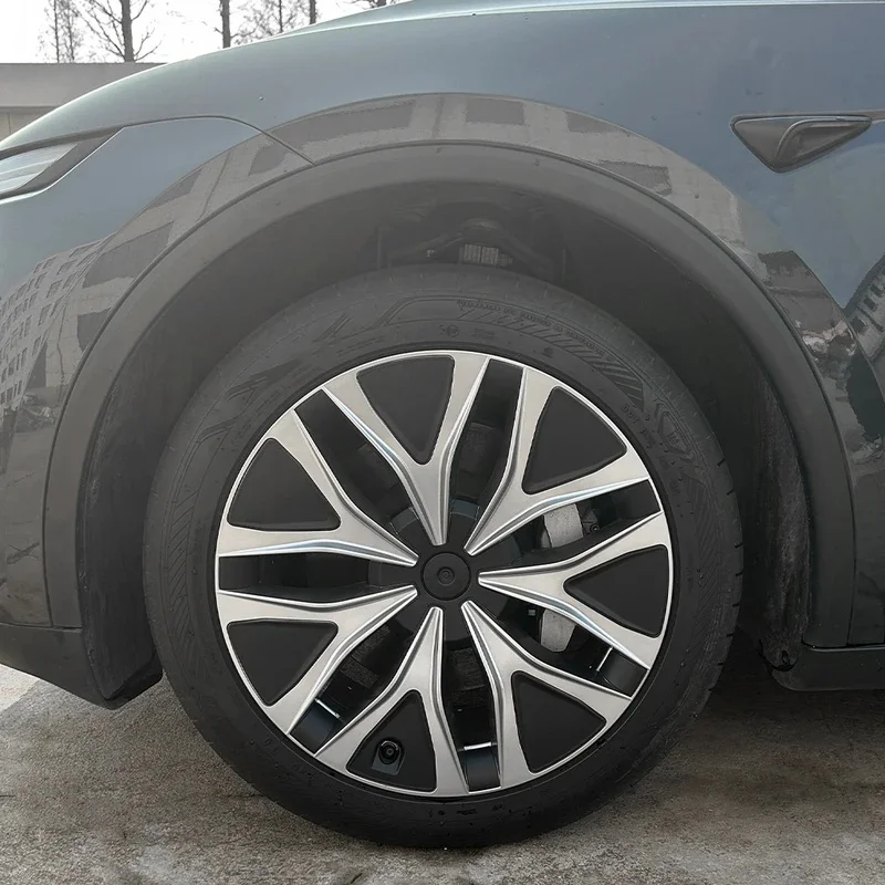 4PCS 19 Inch Style Hubcap Replacement Wheel Cap Full Edge Wrapping 2026-Present High Quality