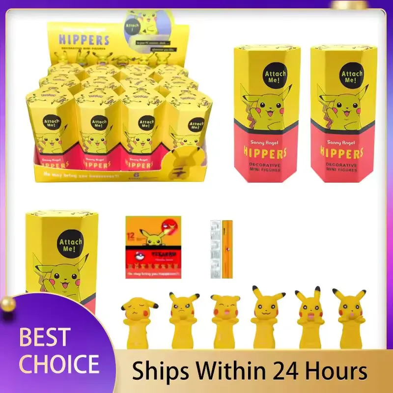 

Pikachu Stitch Kuromi Blind Box Mysterious Surprise Anime Figures Pokemon Party Angel Action Models Birthday Gifts