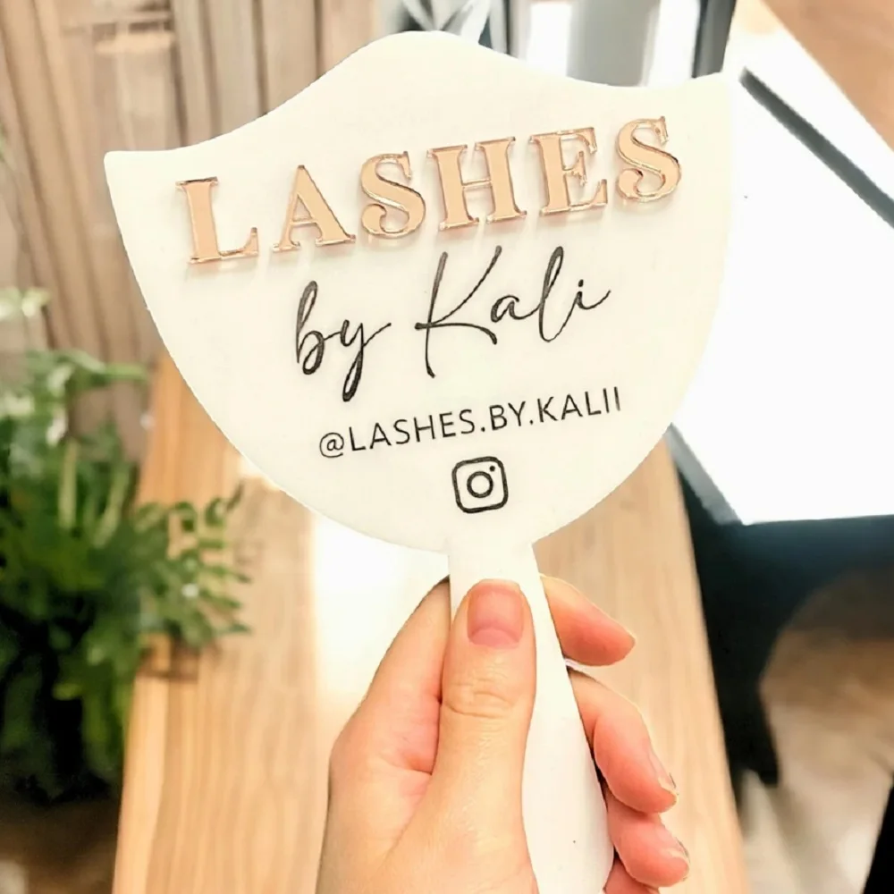 Lashes by Eyelash Technician Prop mirror Aesthetics Signage lash Prop, salon decor,beauty room,Beauty Clinic Decor