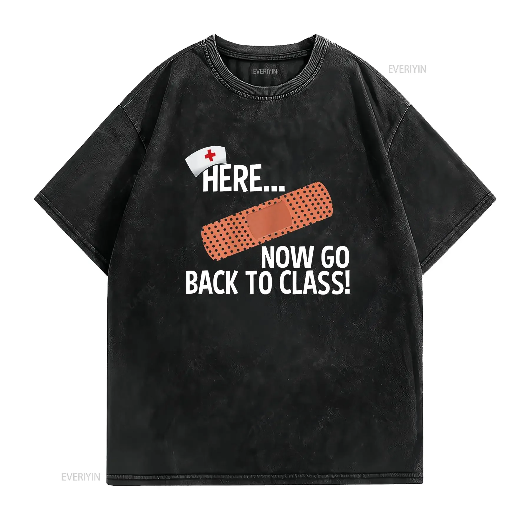 مضحك مدرسة ممرضة الطبية التمريض التقدير يوم تي شيرت خمر غسلها قليلا تنفس عارضة الأزياء تنوعا #2