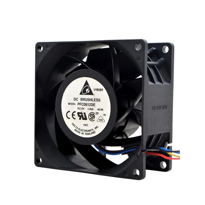 

НОВЫЙ ОРИГИНАЛЬНЫЙ PFC0812DE 12 В 1,86 А 8038 80*80*38 мм 8 см ОХЛАЖДАЮЩИЙ ВЕНТИЛЯТОР