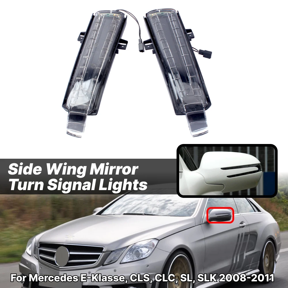 

1 Pair Car LED Rearview Mirror Turn Signal Lamp Light Indicator Light For Mercedes Benz E-Coupe, CLS, CLC, SL, SLK 2008-2011