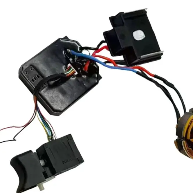 Brushless Lithium Drill Motor Assembly 21V 13 Teeth Gear Switch Board For Electric Drilling Machine Tools Accessory
