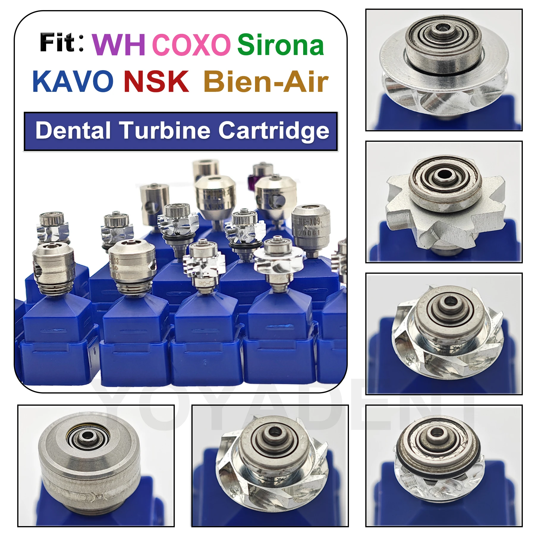 

Dental Turbine Rotors Cartridge Air Rotor Fit W-H NSK KAVO COXO SIRONA High Speed Handpiece Dentistry Products