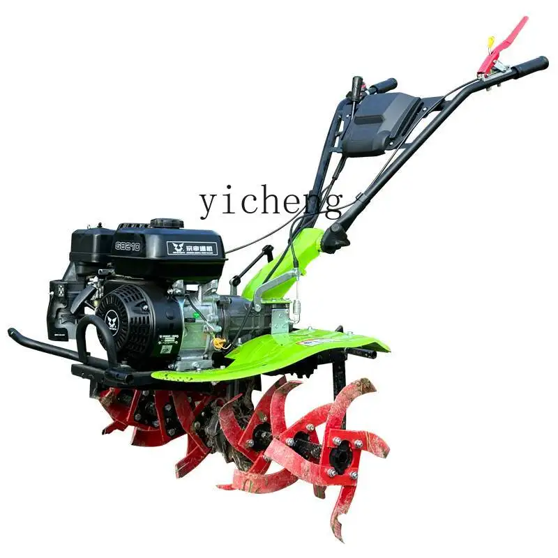 XL Micro-Tiller Agricultural Small Cultivation Machine Household Soil Turning, Weeding, Ploughing Machine