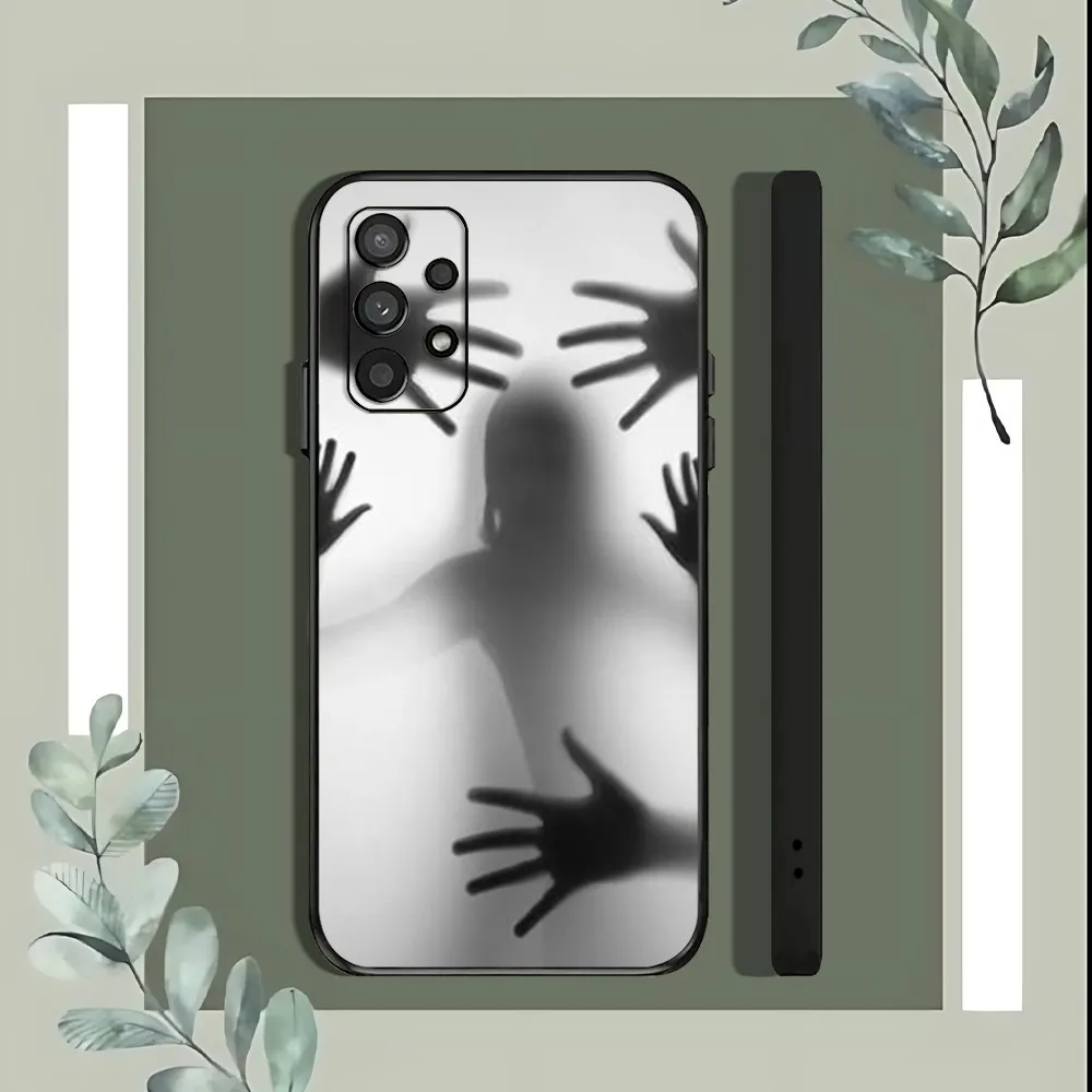 Woman Silhouettes Sexy Lady Girl Phone Case For Samsung Galaxy A52 A12 A51 S21 Edge S22ULTRA S23 S24 Plus Ultra Black Cover