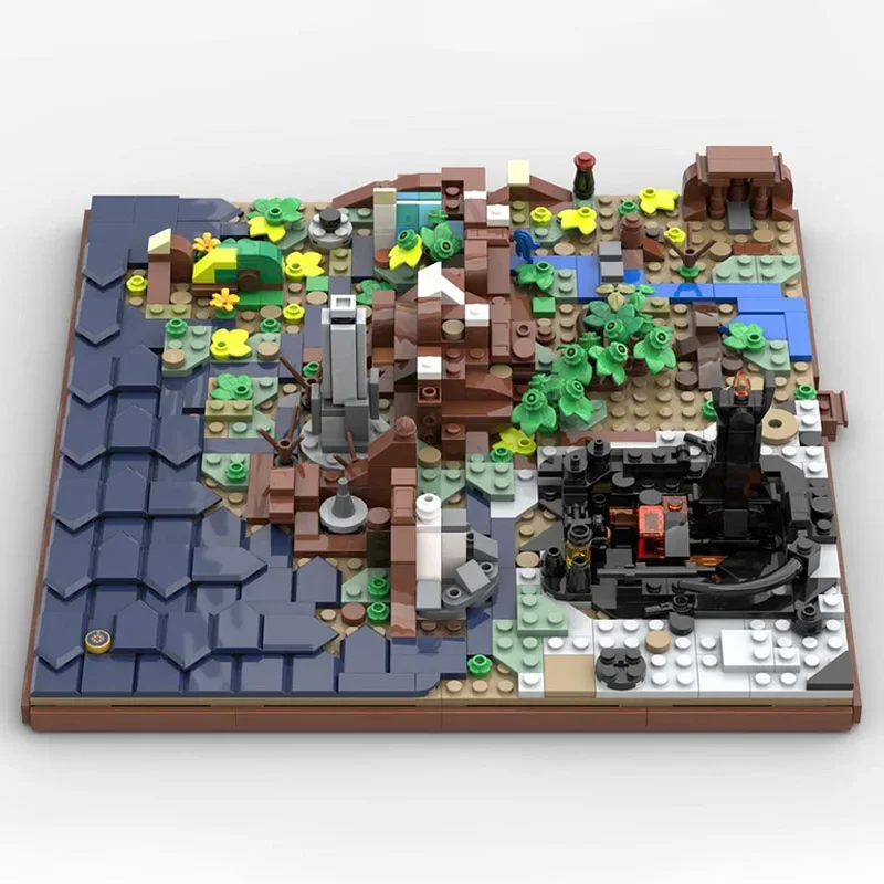 

794PCS MOC Lord of The Ringsed Movie Middle Earth Map Model Building Blocks Creative Ideas Child Toy Birthday present