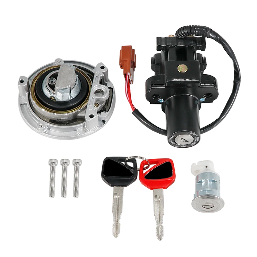 

Motorcycle Ignition Key Lock Switch Set Key Kit For Honda CB650RAC AC 2024-2025 CBR650RAC2 AC 2024-2025 OEM:35010-MKY-LA0