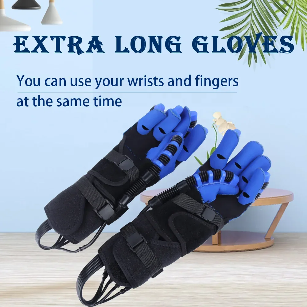 الإنجليزية إعادة التأهيل روبوت قفاز وظيفة اليد معدات إعادة تأهيل الاصبع العلاج الطبيعي لمرضى شلل نصفي السكتة الدماغية #6