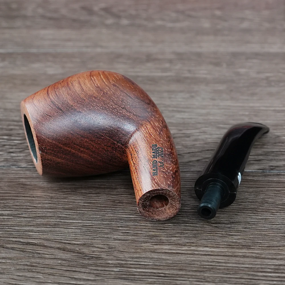 Old Fox Rosewood Tobacco Apple Pipe Set Accessories 9MM Activated Carbon Paper Filter Sandalwood Smoking Pipe With 10 Tools Kits