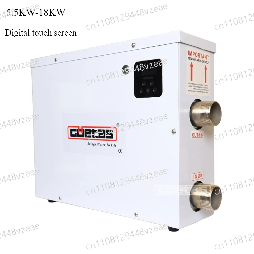220v/380v Brand Extremely fast heating High temperature safety protection 5.5-15KW Water Heater Swimming Pool bathtubeThermostat