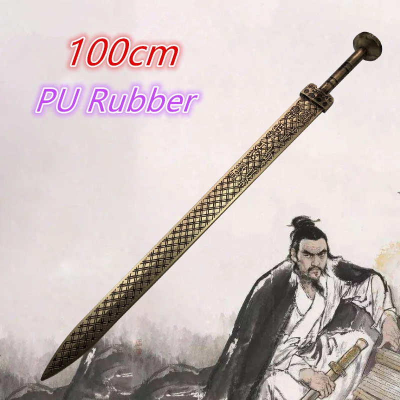 1:1 Cosplay chino Yue King Goujian espada arma tres reinos modelo de juego de rol niños juguetes Prop cuchillo niños juguete espada 100cm
