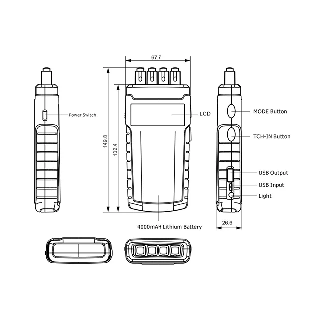 Imagem -06 - Barato Multi-função Pequeno Npn Pnp 24v Testador de Sensor de Corrente Contínua para Testes Industriais