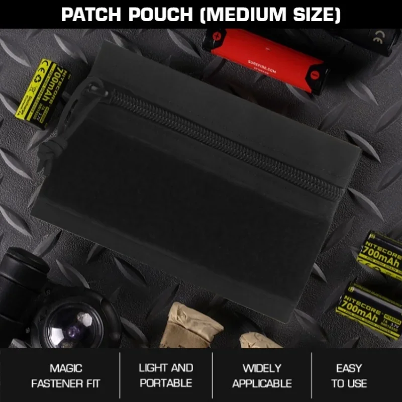 

Medium Utility Organizer Pouch | Compact EDC Storage Bag | Outdoor Gear Accessory (M Size)
