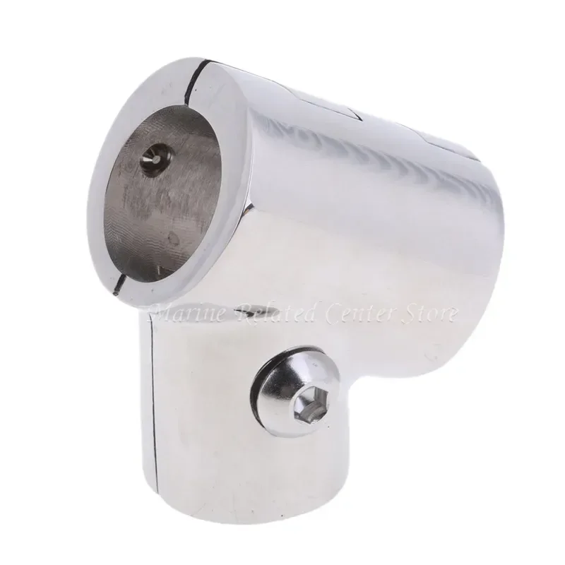 22/25mm Boat Hand Rail Fitting 60 Degree Tee 316 Stainless Steel Tee Fitting For Marine RV Yacht Boat Accessories Marine