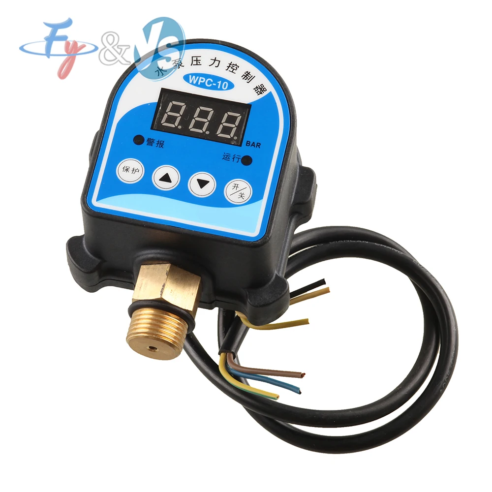 Digital Display Automatic Pressure Control Switch Water Pump Pressure Regulator Adjustable Controller  Well Pump Booster Pump