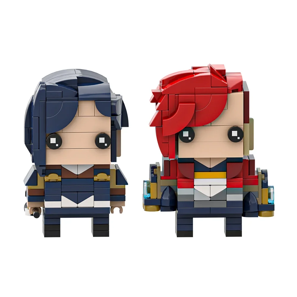 

MOC аниме Vi фигурка BrickheadZ строительный блок горячая игра герой воин экшн-кукла кирпичная игрушка подарок для взрослых