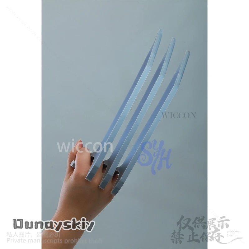 Anime lobo homem cosplay armas falsas 3d ácido polilático fantasia vestido festa dia das bruxas presentes de natal palco mostrar adereços rsi